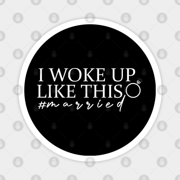 i woke up like this night Magnet by badCasperTess